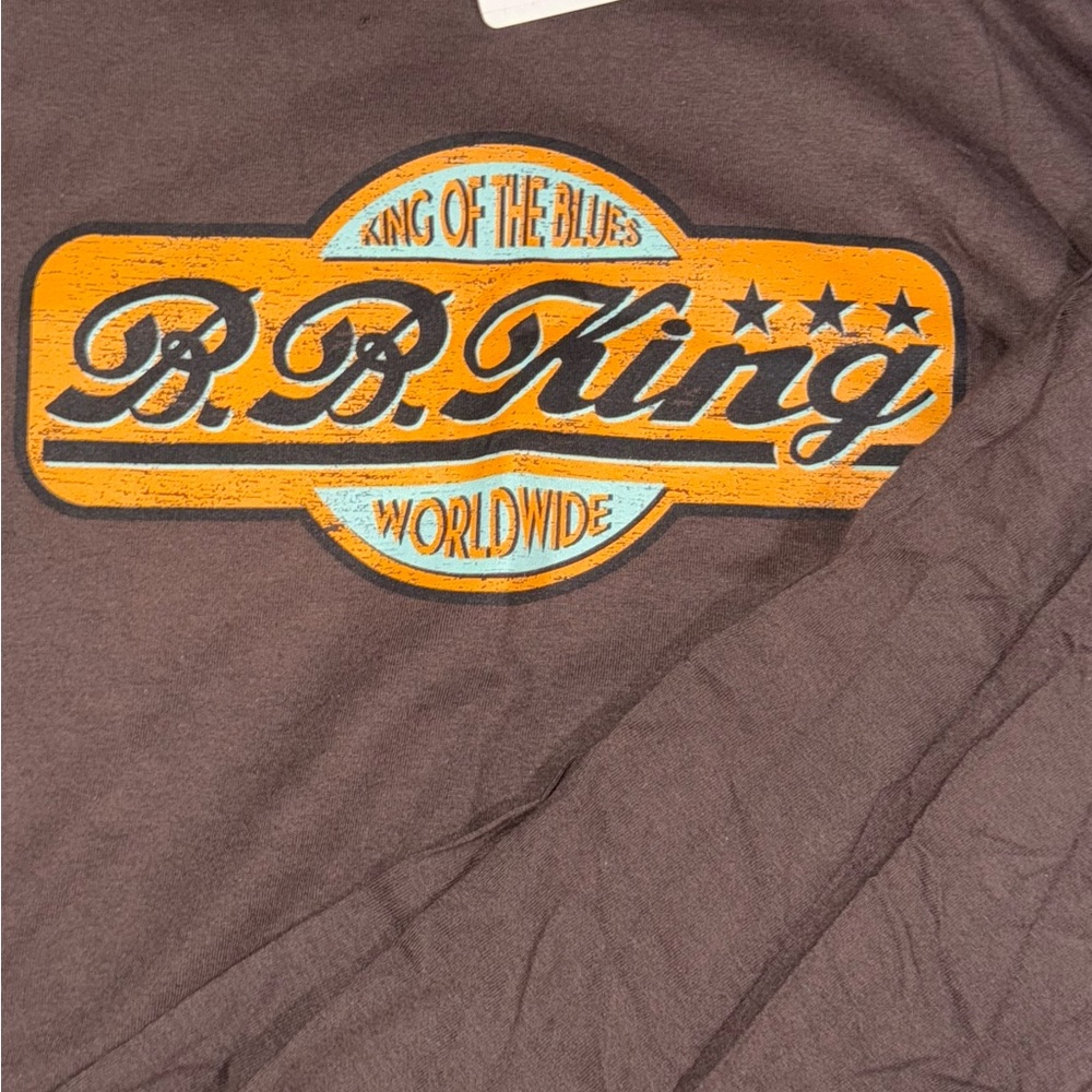 BB King Tour Tee: Long Sleeve **New:  B.B King  2011 Blues Tour Tee Size: XL - Picture 3 of 5